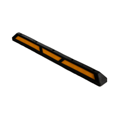 copy of Separator parkingowy U-25b, 180 cm, gumowy z odblaskiem