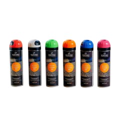 Farba geodezyjna w sprayu S-MARK do malowania linii , 500 ml, różne kolory